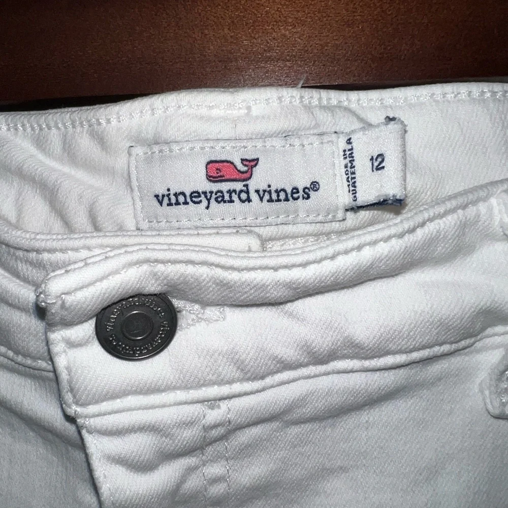 Vineyard Vines White Women's Jeans Size 12 - Picture 3 of 7